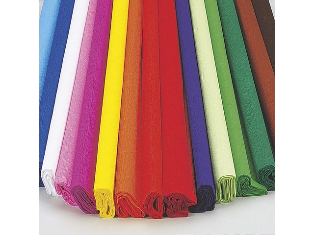 Produktfoto för Creativ Company Crepe paper - Basic colors 15st.