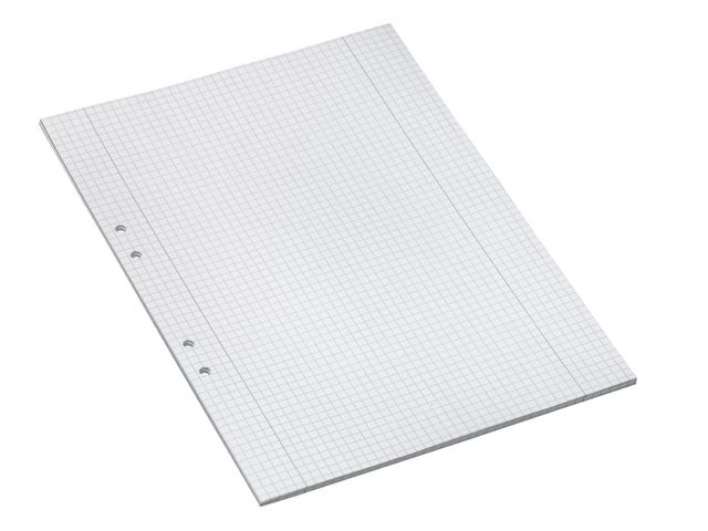 Bantex Lösblad A4 rutat 5x5mm hålat 500/fp | Skola och förskola - Förbrukning skola häften - Lösblad och arbetsblad | Kontorsexperten