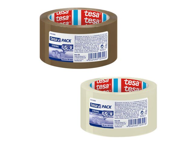 Produktfoto för tesa® Packtejp Strong 50mmx66m klar