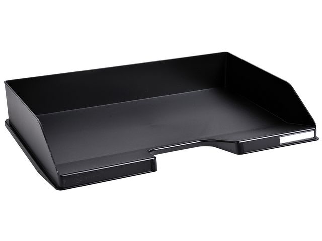 Exacompta Brevkorg Combo2 öppen långsida Eco svart | Kontorsmaterial - Till skrivbordet - Brevkorgar | Kontorsexperten