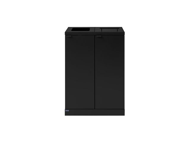 bica Avfallshantering 2x65L kombo svart | Städ och hygien - Avfallshantering och källsortering - Sortering och återvinning | Kontorsexperten