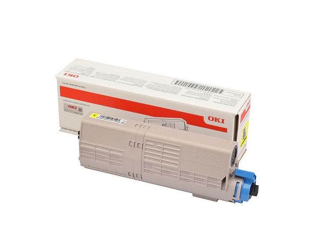 OKI Toner 46490401 Gul | Toner och bläck - Tonerkassetter - Toner OKI | Kontorsexperten