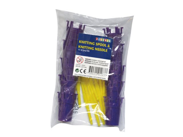 PLAYBOX Sticklisor och virknålar 10+10 | Skola och förskola - Hobbymaterial - Pyssel | Kontorsexperten