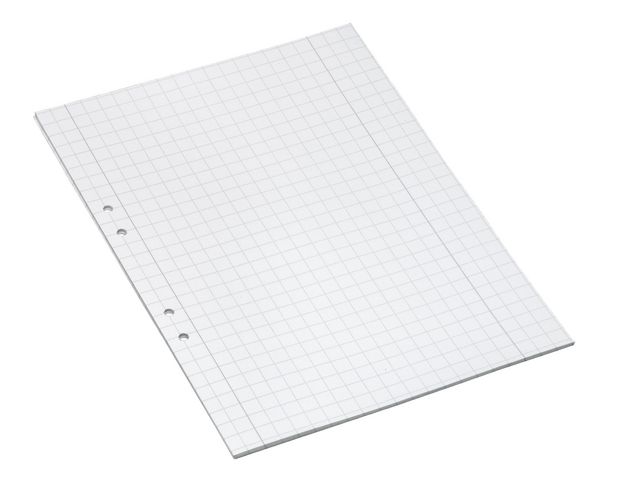 Bantex Lösblad A4 rutat 10x10mm hålat 500/fp | Skola och förskola - Förbrukning skola häften - Lösblad och arbetsblad | Kontorsexperten
