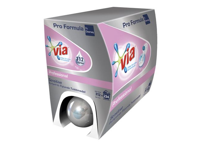 VIA Tvättmedel Pro Formula Color 7,5L | Städ och hygien - Tvättmedel och klädvård - Tvättmedel | Kontorsexperten