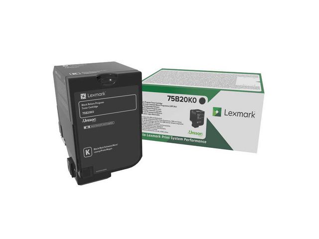 Lexmark Toner 75B20K0 Svart | Toner och bläck - Tonerkassetter - Toner Lexmark | Kontorsexperten