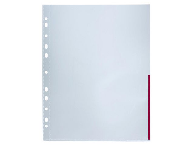 Bantex Plastficka sig A4 0,12 röd 100/fp | Kontorsmaterial - Mappar och plastfickor - Plastfickor - Signal | Kontorsexperten