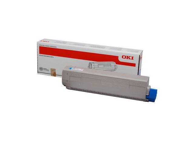 OKI Toner 46490403 Cyan | Toner och bläck - Tonerkassetter - Toner OKI | Kontorsexperten