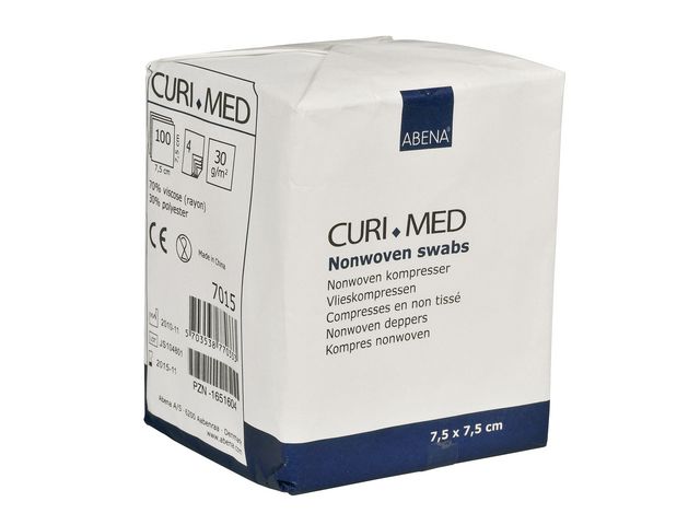 ABENA Kompress CURIMED NW 4l 7,5x7,5cm 100/fp | Sjukvård och omsorg - Förband och fixering - Kompresser | Kontorsexperten