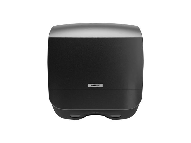 KATRIN Dispenser handduk S svart | Städ och hygien - Toalettpapper och torkpapper - Hållare - Pappershanddukar | Kontorsexperten