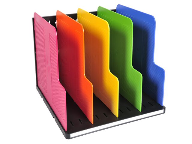 Exacompta Sorteringssystem 4-fack flerfärgad Modulotop Harlequin | Kontorsmaterial - Mappar och plastfickor - Mappar övriga | Kontorsexperten