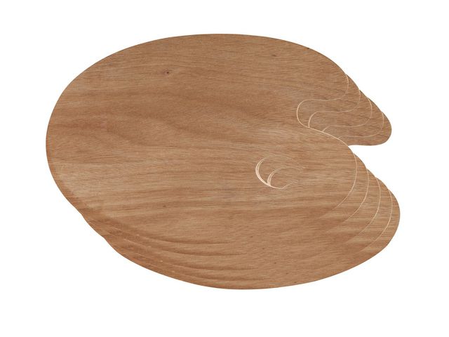 Palett 5/FP Trä 5/fp | Skola och förskola - Målarfärg och tillbehör - Paletter | Kontorsexperten