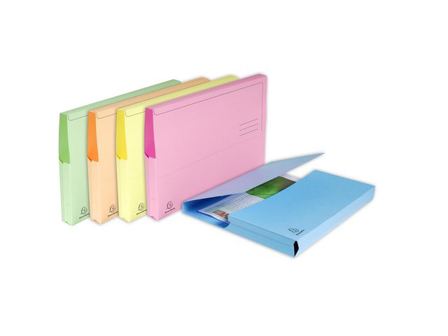 EXACOMPTA Arkivmapp 1-kl 220g sorterade färger 10/fp | Kontorsmaterial - Arkivering och kontorsförvaring - Arkivmappar | Kontorsexperten