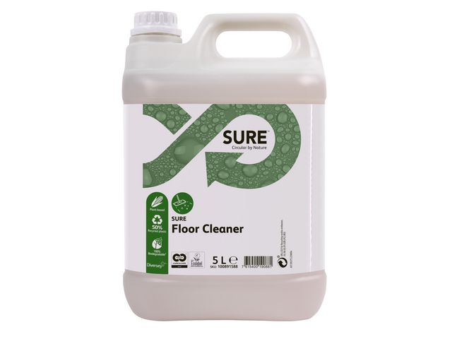 SURE Golvrengöring, växtbaserad och 100 % nedbrytbar, 5L