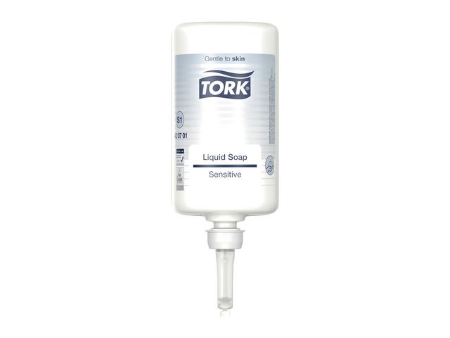 Tork Handtvål, Premium S1, flytande, extra mild, kassett, oparfymerad, 1l | Städ och hygien - Tvål och hygien - Hygiensystem - Tork | Kontorsexperten