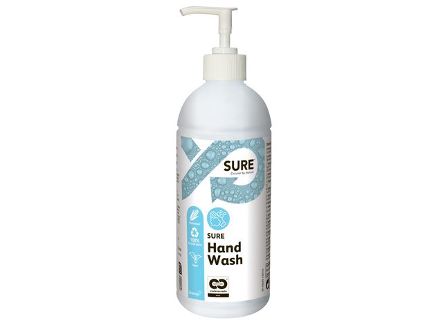 SURE Tvål, växtbaserad och 100 % nedbrytbar 500ml