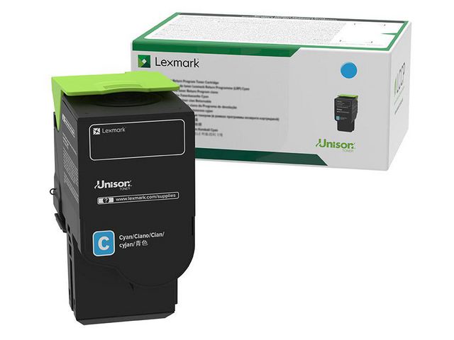 Lexmark Toner 78C2XCE Cyan | Toner och bläck - Tonerkassetter - Toner Lexmark | Kontorsexperten