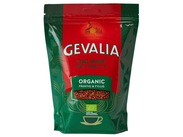 GEVALIA Kaffe Snabbkaffe Organic 150g