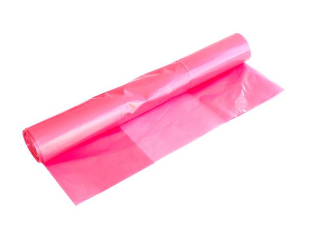 Plastsäck ESD LDPE 125l 50my rosa 10/rl | Städ och hygien - Påsar och säckar - Plastsäckar | Kontorsexperten
