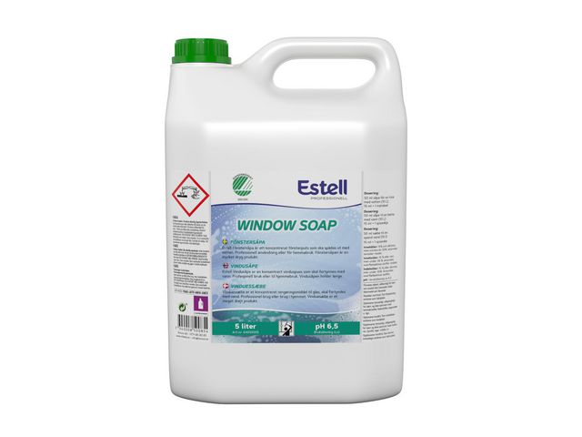 Estell Fönstertvätt Fönstersåpa 5l | Städ och hygien - Fönsterrengöring - Fönsterputsmedel | Kontorsexperten