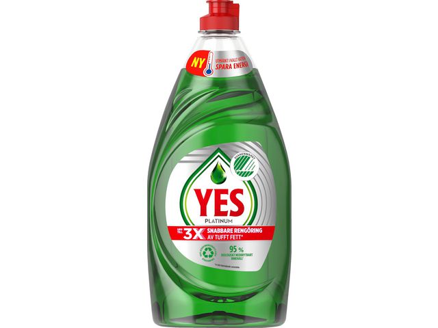 yes Handdiskmedel Platinum Orginal 800ml | Städ och hygien - Diskrengöring - Handdiskmedel | Kontorsexperten
