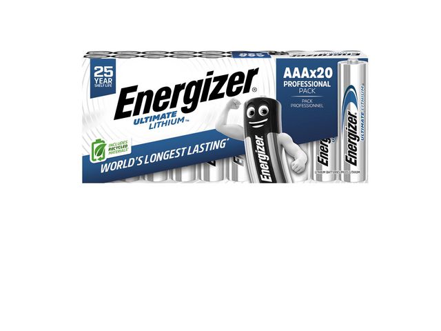 Energizer Batteri Ultimate AAA 20/fp | Kontorsmaskiner - Batterier - AAA | Kontorsexperten