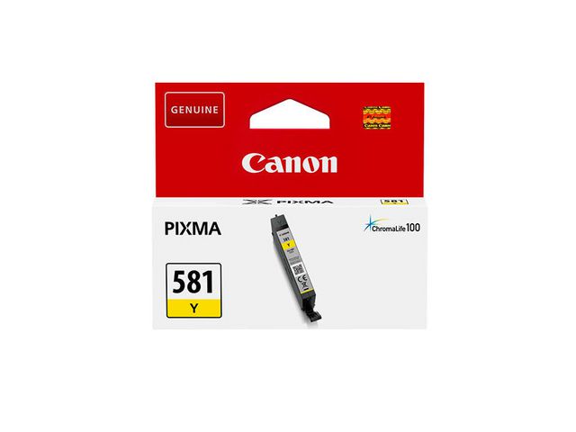 Canon Bläckpatron CLI-581 gul | Toner och bläck - Bläckpatroner - Bläckpatroner Canon | Kontorsexperten
