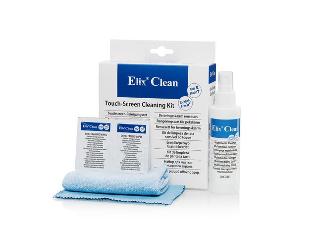 Elix Rengöringskit för pekskärm | Datorprodukter - Datorrengöring - Rengörings-servetter | Kontorsexperten