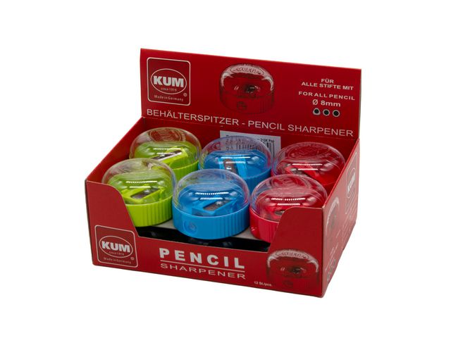 KUM Pennvässare enkel med behållare 12/fp | Skola och förskola - Pennor och tillbehör - Pennvässare | Kontorsexperten