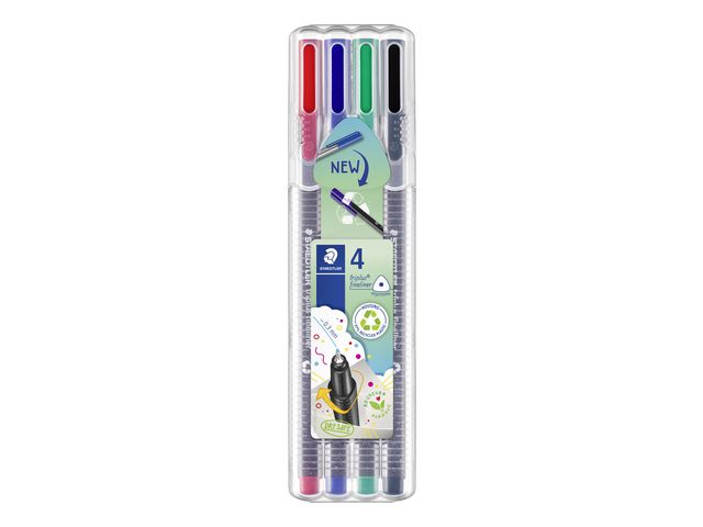 STAEDTLER® Fineliner Triplus Color 4/fp | Kontorsmaterial - Pennor - Finelinerpennor | Kontorsexperten