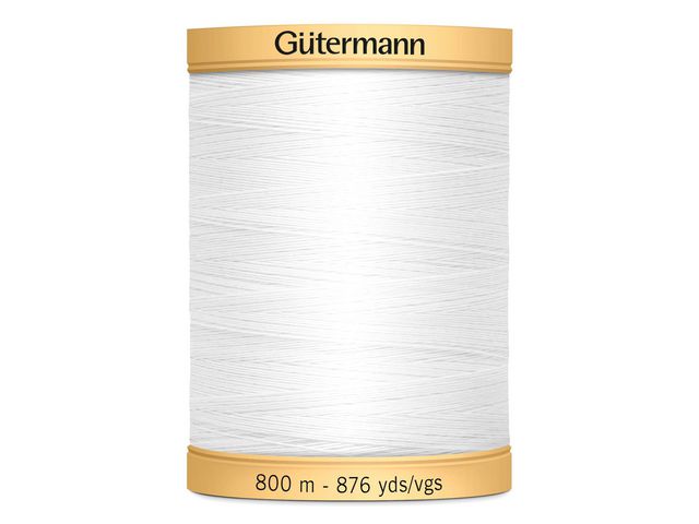 GÜTERMANN Sytråd Gütermann bomull 800m vit | Skola och förskola - Hobbymaterial - Tråd, snöre och snodd | Kontorsexperten