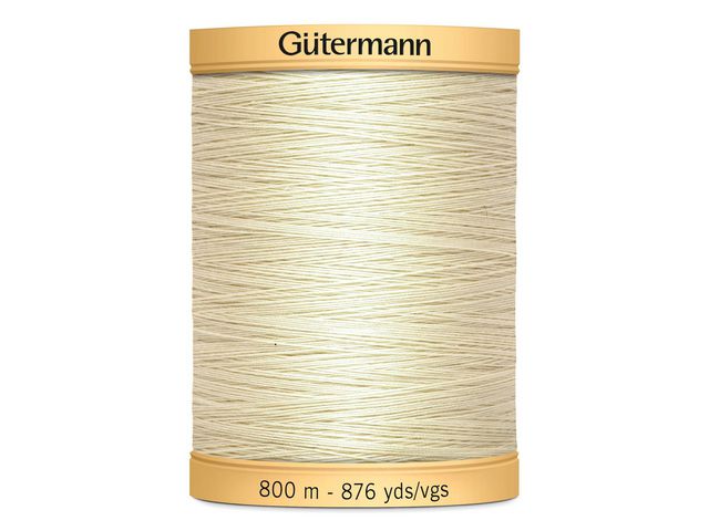GÜTERMANN Sytråd bomull 800m beige | Skola och förskola - Hobbymaterial - Tråd, snöre och snodd | Kontorsexperten
