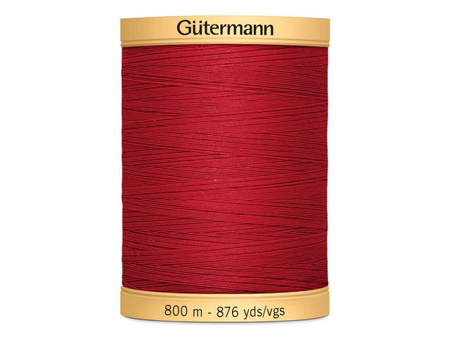 GÜTERMANN Sytråd Gütermann bomull 800m röd | Skola och förskola - Hobbymaterial - Tråd, snöre och snodd | Kontorsexperten