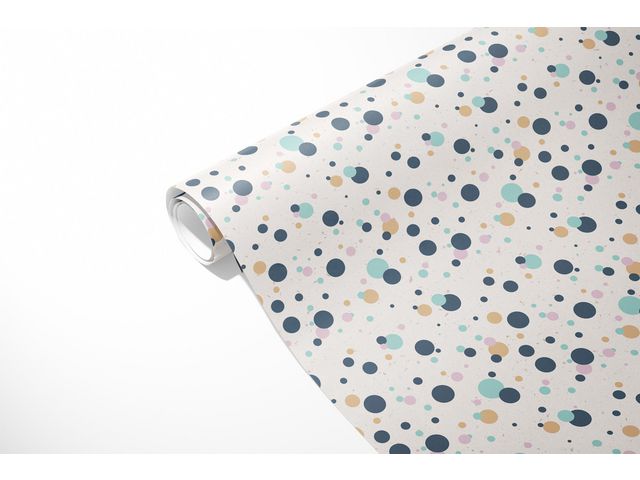 HEDLUNDS OF SWEDEN Presentpapper 70cmx10m Konfetti | Emballage och lagerutrustning - Presentinslagning - Presentpapper och Julpapper | Kontorsexperten