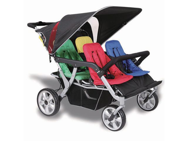 Sittvagn TRILLE BUS 4barn | Skola och förskola - Cyklar, barnvagnar och skrindor - Barnvagnar och tillbehör | Kontorsexperten