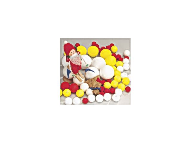 Papperskulor 60mm vit 10/fp | Skola och förskola - Hobbymaterial - Papperskulor | Kontorsexperten