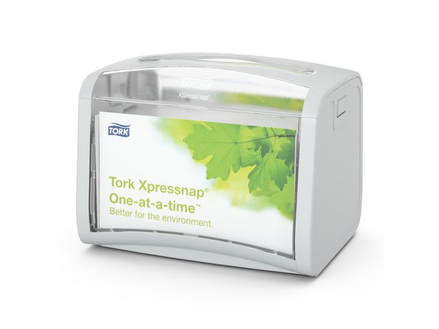 Tork Dispenser Xpressnap plast grå 155 x 201 x 150 mm | Kök och servering - Servetter och dukar - Servettdispenser | Kontorsexperten