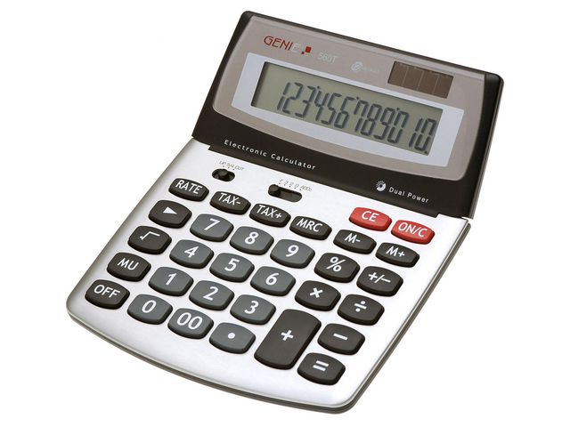 GENIE Bordsräknare GENIE 560 | Kontorsmaskiner - Räknare - Bordsräknare | Kontorsexperten