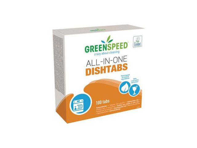 GREENSPEED Maskindisk All-in-one | Städ och hygien - Diskrengöring - Maskindiskmedel | Kontorsexperten