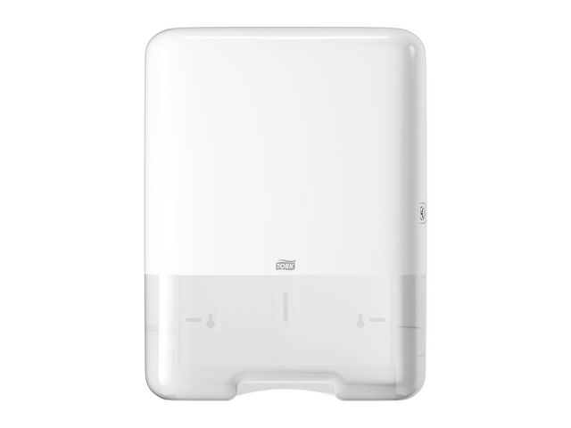 Tork Dispenser H3 Handduk vit | Städ och hygien - Toalettpapper och torkpapper - Hållare - Pappershanddukar | Kontorsexperten