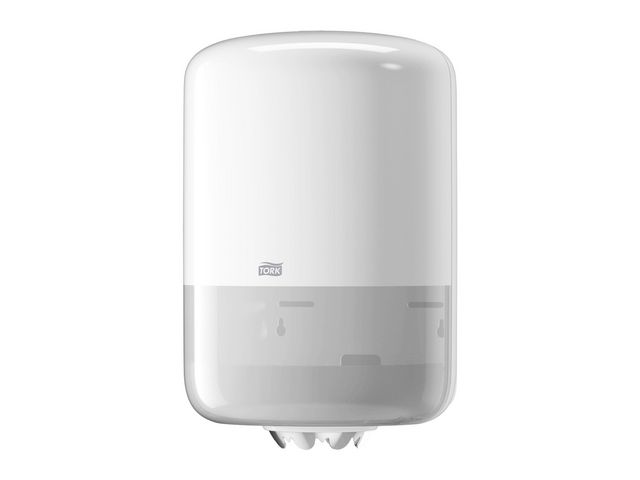 Tork Handduksdispenser M2 Centrummatad, plast, vit | Städ och hygien - Toalettpapper och torkpapper - Hållare - Torkrullar | Kontorsexperten