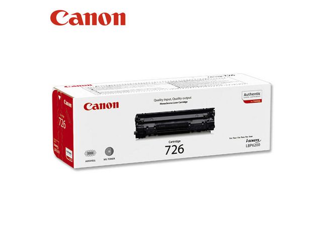 Canon Toner, 726, 3483B002, svart, singelförpackning | Toner och bläck - Tonerkassetter - Toner Canon | Kontorsexperten