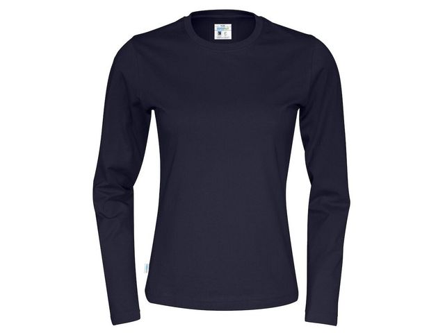 Cottover T-shirt LÄ 141019 GOTS dam marin XS | Arbetskläder - Arbetströjor - T-shirts | Kontorsexperten