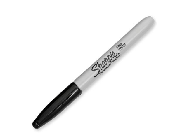 Sharpie Märkpenna F svart | Kontorsmaterial - Pennor - Märkpennor - Rund spets | Kontorsexperten