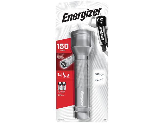 ENERGIZER Ficklampa Metal Torch Flashlight 150 lumen | Skyddsutrustning - Fick- och pannlampor - Ficklampor | Kontorsexperten
