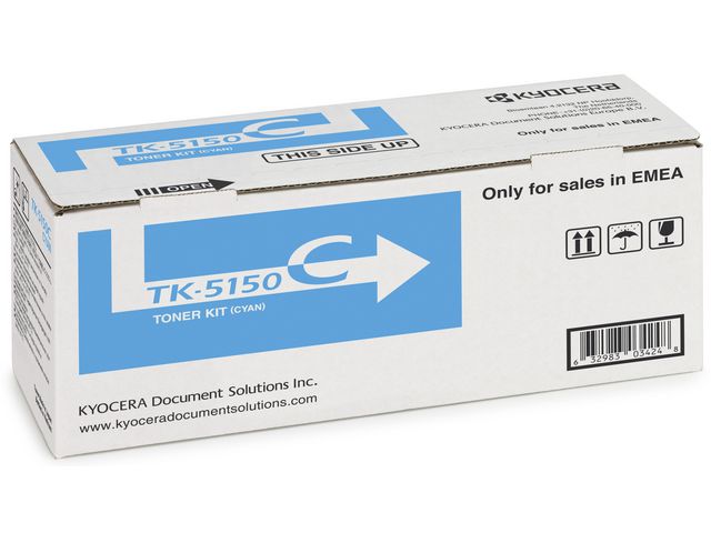 KYOCERA Toner, 5150C, cyan, 1T02NSCNL0 | Toner och bläck - Tonerkassetter - Toner Kyocera | Kontorsexperten