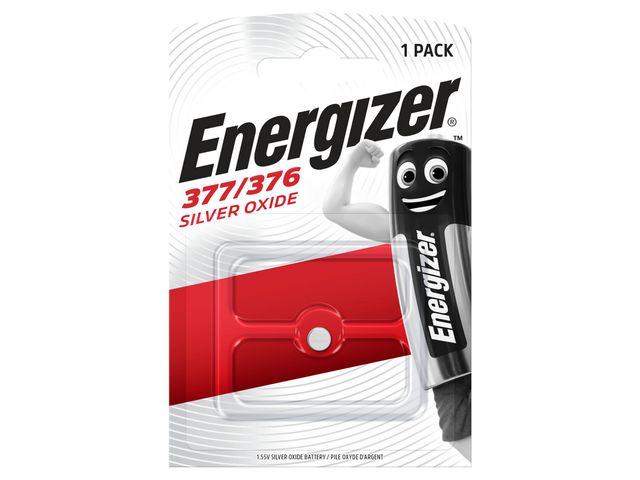 ENERGIZER Batteri Silveroxid 377/376 | Kontorsmaskiner - Batterier - Knappcellsbatterier | Kontorsexperten