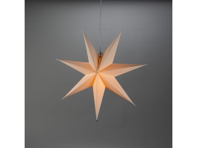 KONSTSMIDE Pappersstjärna 60 cm vit | Kontorsmöbler och inredning - Lampor och belysning - Dekorationsbelysning | Kontorsexperten