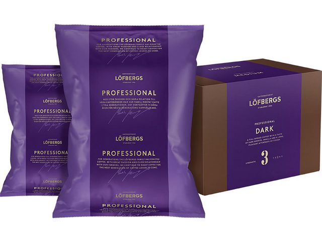 Löfbergs Kaffe Professional Dark 125g | Kök och servering - Kaffe och te - Portionsförpackat | Kontorsexperten
