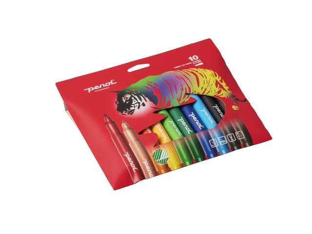 PENOL Fiberpenna PENOL jumbo 10/fp | Skola och förskola - Pennor och tillbehör - Fiberpennor - Jumbo | Kontorsexperten